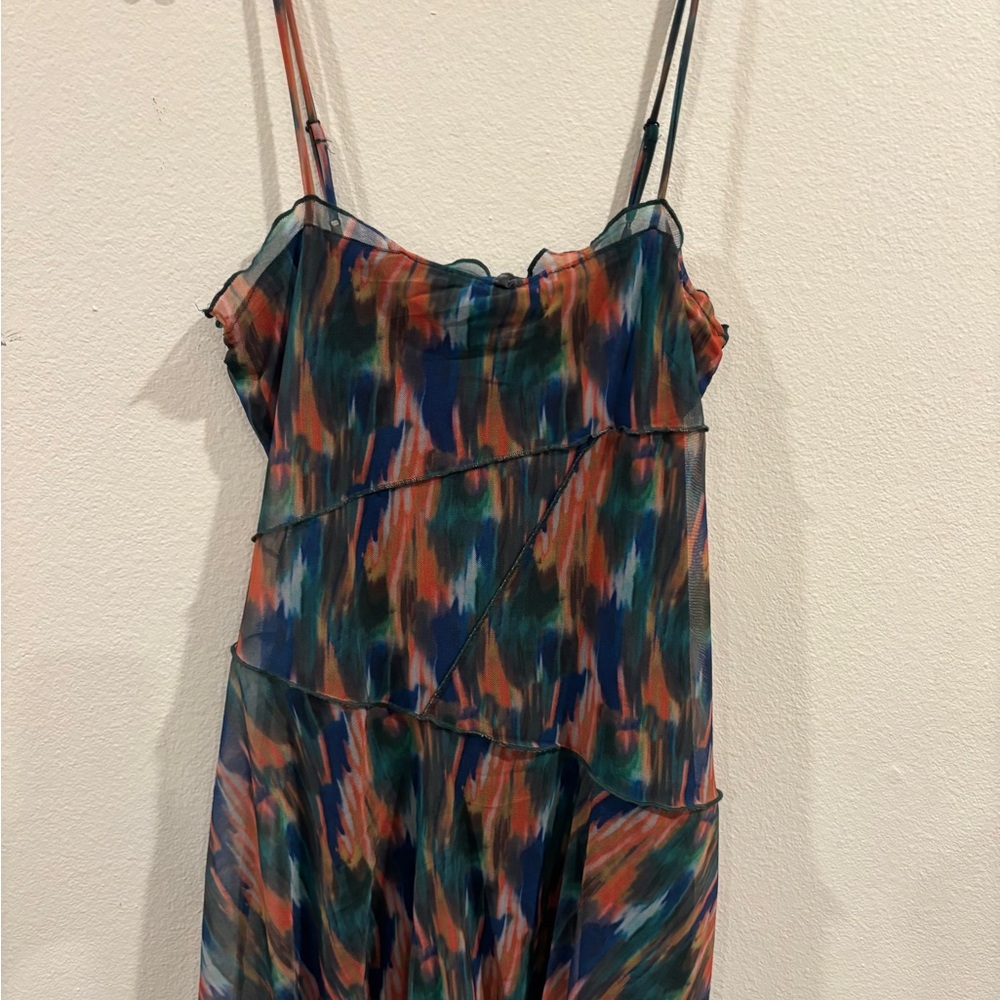 Urban Outfitters Colorful Mesh Dress